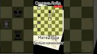 🧠 задача Лойда 49. Мат в 2 хода. 
