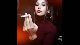 girl smoking cigarette | girl attitude smoking | mega status | video
