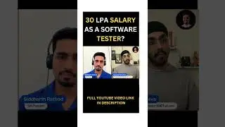 30 LPA Job as Software Tester in 2024 #shorts #ytshorts #softwaretesting