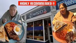 Breakfast Review in Consett at Edwards Coffee Shop and it's HIGHLY RECOMMENDED !!