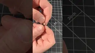 Threading a needle #leathertok #edc #leatherworker #leatherasmr #leatherworks #leathergoods