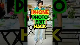 iPhone Indoor Photo Edit Hack #shorts
