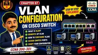 How to Configure VLAN on a Cisco Switch | CCNA 200-301
