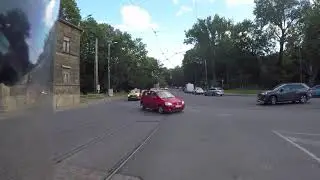 Almost car CRASH with moped scooter 🛵 🙏