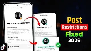 How to fix tiktok posts restricted problem | Tiktok no outstanding issues problem solved