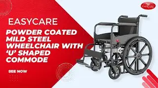 EC 708 Commode Wheelchair combines comfort and convenience for enhanced user support.