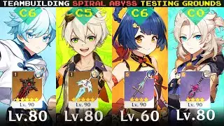TEAM BUILDS | Chongyun, Bennett, Xiangling, Albedo | Genshin Impact 1.2