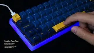 Acrylic Case Typing Test (Tangerines)