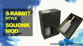S Rabbit Style Squonk Mechanical Box Mod