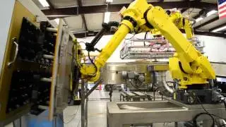 Dual Robot Tray Placing And Depanning
