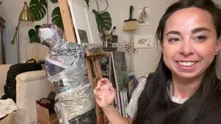 Paper Mache Sculpture  | Art Studio Practice - Express Yourself, Week 24