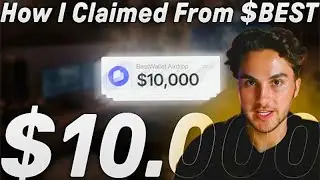 Airdrop Crypto BestWallet Tutorial! | Claim $BEST Airdrop up to 10k Safely! | Crypto Airdrop LIVE!