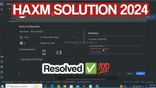 Haxm not installed Error | Resolve Haxm error 2024