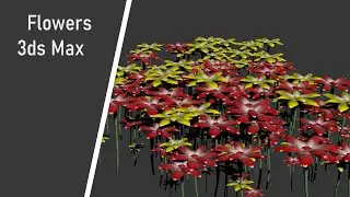 How to create Flowers - 3ds max tutorial