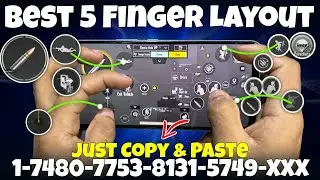 BGMI PUBG MOBILE AFTER 3.7 UPDATE BEST 5 FINGER CLAW CONTROL CODE | 5 FINGER CLAW CONTROL CODE