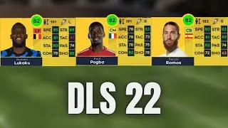 DLS 22 | TOP 10 BEST PLAYERS IN DREAM LEAGUE SOCCER 2022 | PART 1💥