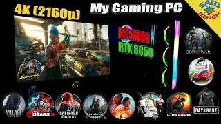 RTX 3050🤔4K ( DLSS , FSR , RAY TRACING)