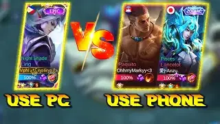 LING PLAY ON PC VS PRO LANCELOT & PAQUITO | Win or Lose - MLBB
