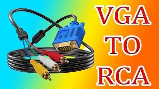 How to make vga to rca cable