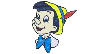 How to draw Pinocchio? / Pinocchio drawing step by step