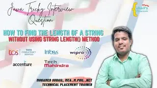 Java Tricky Interview Question 2023 | finding the length of a string without using length() method