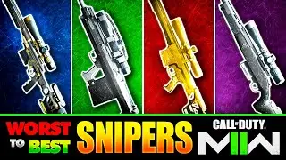 Modern Warfare 2 Sniper Rifles Ranked WORST to BEST!