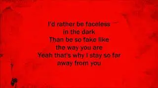 I am an Outsider - Three Days Grace (Lyrics)