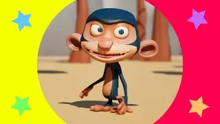 Maymun Uçmak İstemiş Şarkısı | Türkçe Çocuk Şarkıları Çizgi Film İzle