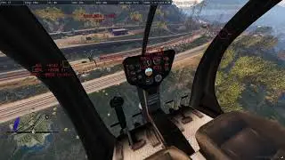 Target Practice - Air To Ground Assault Test Run - Buzzard Attack Chopper MachineGuns [FSRP]