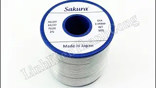 Thiếc hàn cao cấp SAKURA SIÊU BÓNG, SIÊU NHẸ NHIỆT