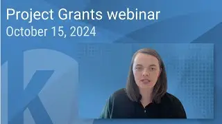 Project Grants webinar, Oct. 15