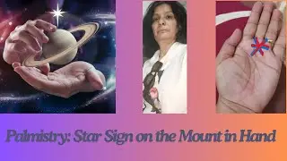 #Palmistry - Know About The Star Sign on Mount Of Saturn Or Mount Of Moon in Hand (English)  #short
