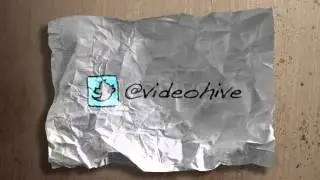 Free Download After Effects Template Crumpling Paper and Foil Logo Reveal After Effects Template