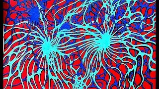 Neurographic Art Process- Spider-Man Inspired