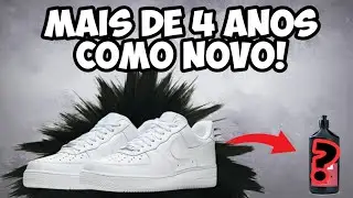 Tenis de couro novo por muito mais tempo - Esse produto é muito bom! Air force com mais de 4 anos