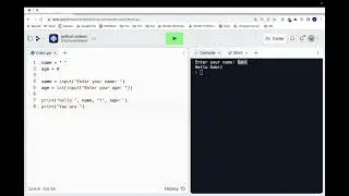04. input() and int()