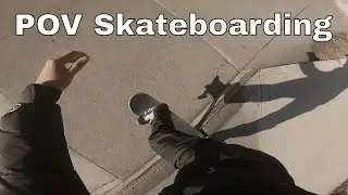 POV Skateboarding 2 - Practicing Ledge Tricks