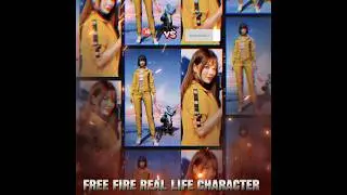 free fire😈 real life👀 character😱 in Bhimasakti 🔥