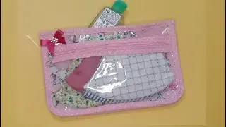NECESSAIRE PORTA MÁSCARA, SUJAS E LIMPAS