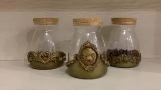 Декор банок под сыпучие.