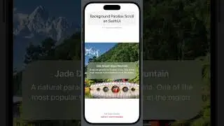 Background Parallax Scroll en SwiftUI (RTL Support)