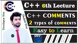 Comments in C++ | Single line Comment | Multi line Comment| 6th lecture| in Urdu/Hindi in 2021