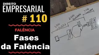Direito Empresarial - Aula #110 - Fases do Processo de Falência