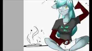 Gaming Nerd catgirl speedpaint