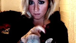 ASMR Tapping sounds and flipping/browsing through some cd's
