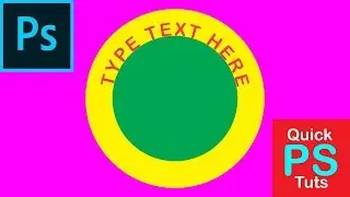 How to Type Text in a Circle (Circular Path) in Photoshop