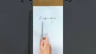 Vieta's theorem in 30 seconds🦾