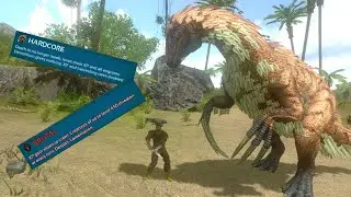 ARK Survival Evolved Mobile Hardcore Brutal EP 11 THERIZINOSAURUS TAMING