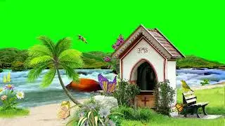 Green screen backgrounds copyright free | Nature green screen | 