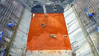 Construction of The Tallest Rockfill Dam  in the world
